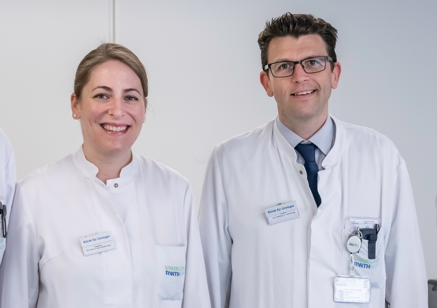 Klinikdirektor Univ.-Prof. Dr. med. Matthias Saar und Priv.-Doz. Dr. med. habil. Jennifer Kranz