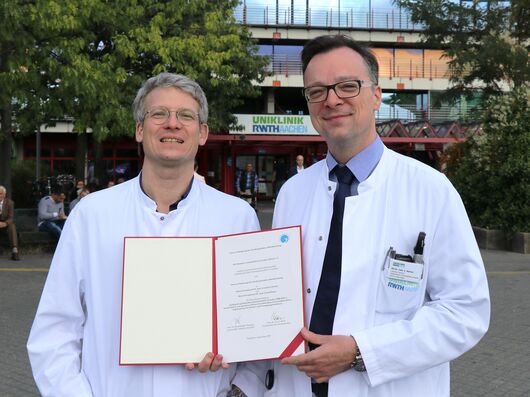 PD Dr. Gerald Braun und PD Dr. Cornelius Werner