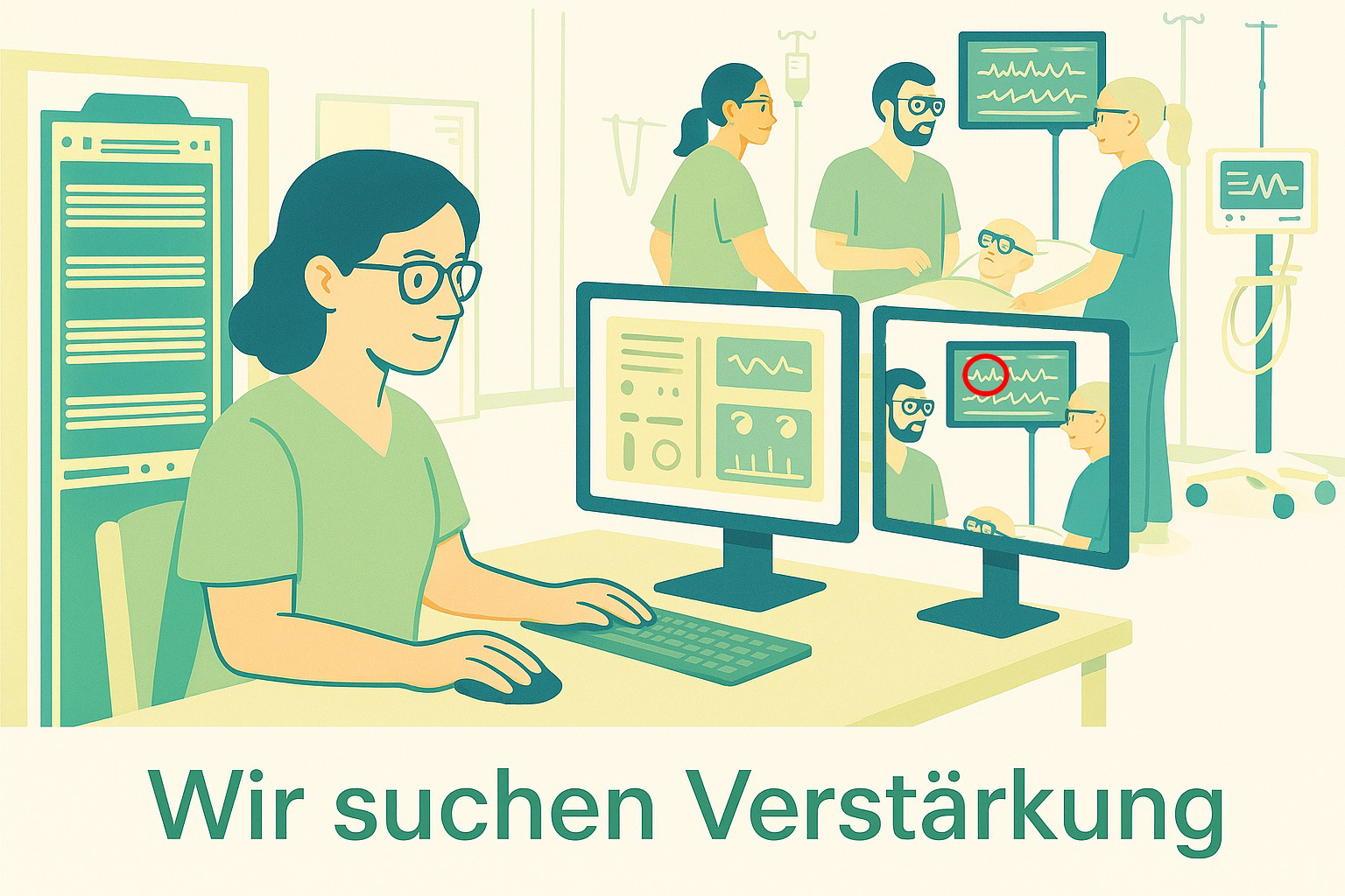 Bild: Wir suchen Verstärkung