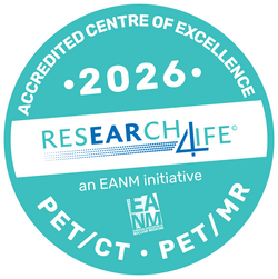 Siegel zur Akkreditierung als Excellenzcenter für PET CT Scans